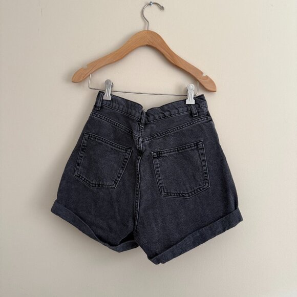Topshop Cuffed Mom Denim Short - Picture 3 of 4